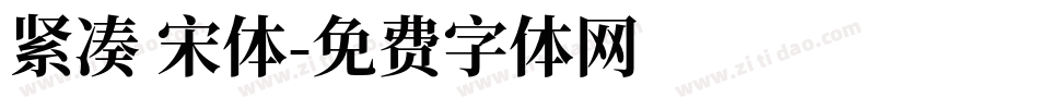紧凑 宋体字体转换